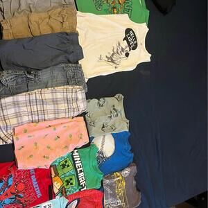 Assorted Boyswear Clothing Bundle - TMNT, Minecraft, Spiderman & More
